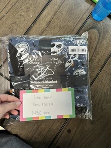 Little Sleepies Nightmare Before Christmas NBC Large Cloud Blanket - Picture 1 of 2