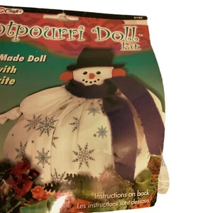 Kit Muñeca Popurrí Muñeco de Nieve 31Fibra Craft 82 - Imagen 1 de 9