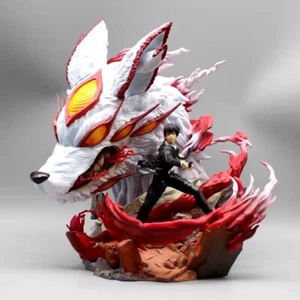 Action Figure Chainsaw Man Anime Aki Hayakawa 24cm Da Collezione Volpe Luminosa - Foto 1 di 6