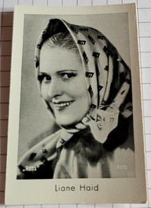 Actress LIANE HAID | Film Portrait Photo - Trading Card #4072