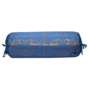 Brocado Jacquard Bolster Case Sofá Étnico Decorativo Boho Decoración del Hoga... - Imagen 1 de 5