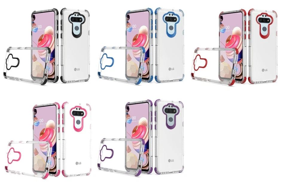 For LG Phoenix 5 / Risio 4 / K8X Ultra Bumper Transparent Case Phone Cover - Image 1 of 1