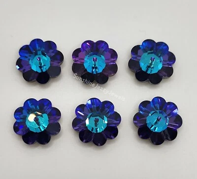 Cristal Swarovski Heliotropo Margarita Flor 3700 Cuentas/Botones; 5 Tamaños Foto 1 de 2