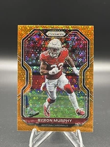 2020 Panini Prizm Prizm No Huddle Byron Murphy #268 orange Disco Wikinger Karten - Bild 1 von 2