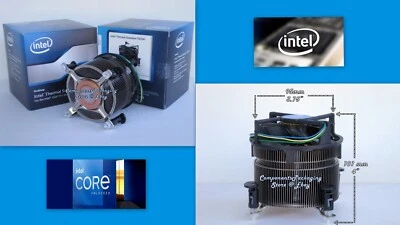 Intel Core i5-9600K i5-9600KF CPU Cooling Fan Heatsink for LGA1151 Processor New - Image 1 of 4