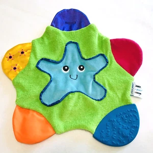 Tomy Star Lovey Starfish Teether Security Blanket Sensory Soother First Years - Picture 1 of 3