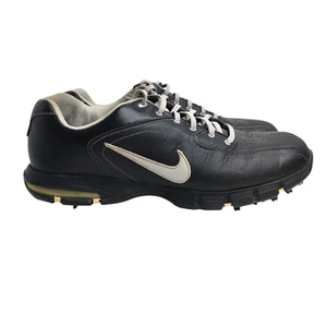 Nike Air Max Revive schwarz Leder Golfschuhe # 317450-001 Herren US Größe 12 - Bild 1 von 8