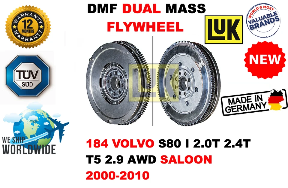 PARA VOLVO S80 I 2.0T 2.4T T5 2.9 AWD BERLINA 2000-2010 NUEVO VOLANTE DMF DOBLE MASA Foto 1 de 1
