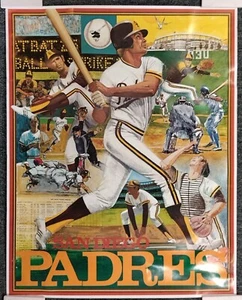 1977 - San Diego Padres - Major League Baseball (MLB) Poster - 22 1/2" x 28 1/2" - Bild 1 von 8