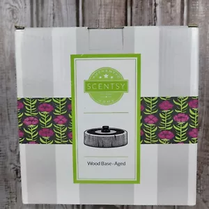 Authentic Scentsy Home Aged Wood Grey Base Electric Wax Warmer Base 38416 - Picture 1 of 6