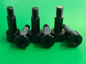 6xFit Dodge Cummins 5.9L 6BT Billet Aluminum Black Valve Cover Bolts - Picture 1 of 2
