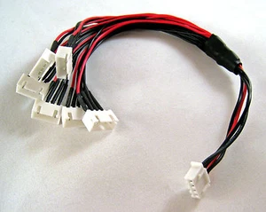 Adaptador de arnés de cables de equilibrio paralelo JST-XH 10" 3S (6 x JST-XH) G4 - Imagen 1 de 3