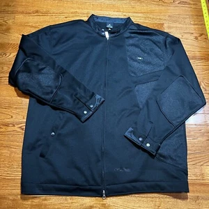 Air Jordan Jacket Adult 3XL Black Jumpman AF1 Logo Full Zip Retro Basketball - Picture 1 of 11