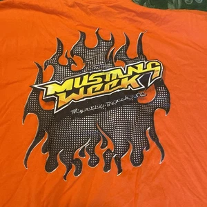 Mustang Week T-Shirt Mens 2XL Myrtle Beach SC Car Show Double Sided Gildan Heavy - Picture 1 of 10