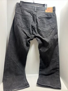 Levi’s 505 Jeans Herren 35x30) Faded Black Y2K (2004) Vintage Denim - Bild 1 von 4