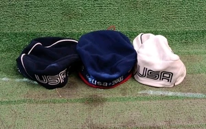 SET BESTEHEND AUS 3 Roots Turin Olympics Team USA Mütze Baskenmütze Beanie Unisex Small/Medium - Bild 1 von 12
