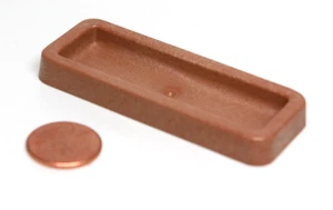 Playmobil Miniature Farm Small Tan "Wood" Animal Feeding Trough - Picture 1 of 1
