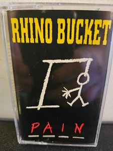 RHINO BUCKET Pain 1994 CASSETTE TAPE GLAM/HAIR METAL HARD ROCK - Picture 1 of 6