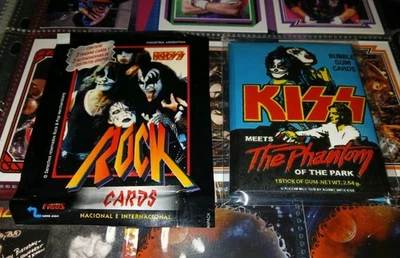 KISS 2 CARD PACKS FANTASY AND ARGENTINA Cards And Rock Stickers - Image 1 of 2