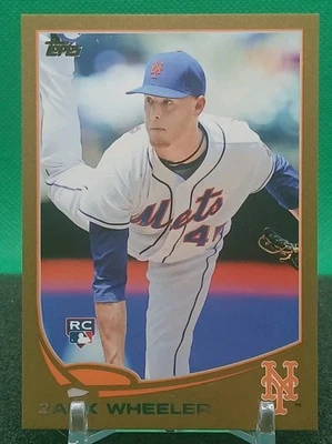 Zack Wheeler RC Gold 38/2013 2013 Topps Update #US50 New York Mets Rookie  - Image 1 of 4