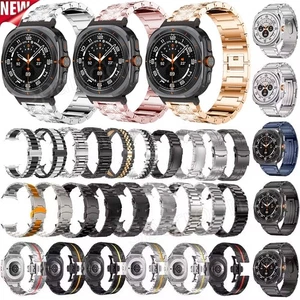Titan/Edelstahl Armband für Samsung Galaxy Watch Ultra 47mm 2025 Metall Ersatz - Picture 1 of 84
