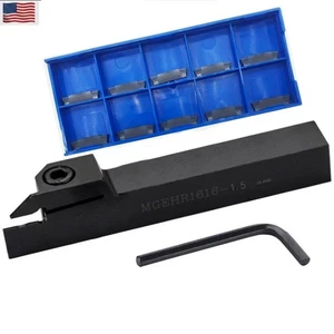 MGEHR1616-1,5 Fräser HALTER CNC Drehwerkzeug +10tlg MGMN150-G NC CNC EINSATZ - Bild 1 von 6