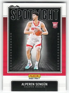 2021-22 Panini Instant Rookie Spotlight Alperen Sengun RC #RS-16 /245 Houston - Picture 1 of 2