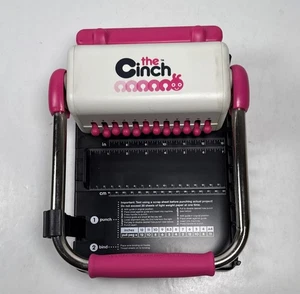 We R Memory Keepers The Cinch Book Binding Tool Pink - Picture 1 of 10
