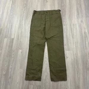 CC FILSON Herringbone Supply Pants Mens 36x34 Burnt Olive Army Utility 20248737 - Picture 1 of 11