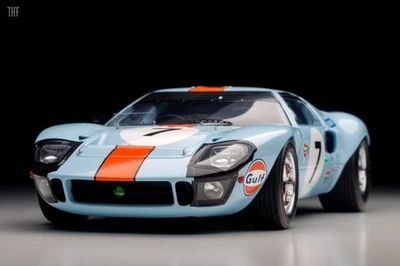 1/18 Spark Gulf Ford GT40 MK II 1969 #7 D. Hobbs 24HR Le Mans-18S128 - Immagine 1 di 4
