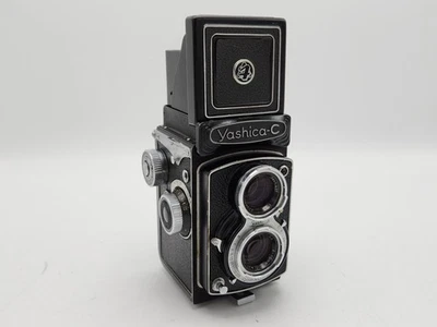 Vintage Yashica C 6x6 120 TLR Camera Copal-MX w/ Yashikor 80mm F3.5 Twin Lenses - Photo 1/4