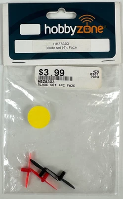 Hobby Zone HBZ8303 Faze Blade Set (4) New - Image 1 of 2
