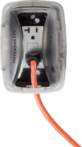 Cubierta de toma de corriente eléctrica resistente a la intemperie Intermatic WP3100C - servicio estándar, gris - Imagen 1 de 9