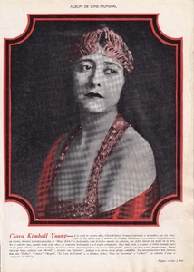 2-sided 1920's Ad silent film actress Clara Kimball Young & Katherine MacDonald - Picture 1 of 2