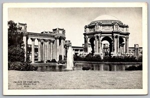 Postcard Palace Of Fine Arts San Francisco Fountain - Picture 1 of 2