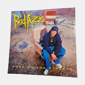 Bad Azz Word On Tha Streets 12x12 Double Sided Promo Flat Album Poster 1990s - Picture 1 of 4