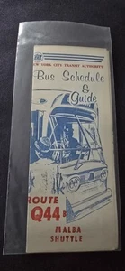 Vintage 1960s NYCTA Q44B Bus Schedule - Picture 1 of 1