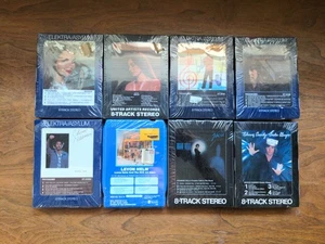 8 x NOS Sealed 8 Track Tapes Frankie Valli Crystal Gayle Sedaka Meisner Ect - Imagen 1 de 14