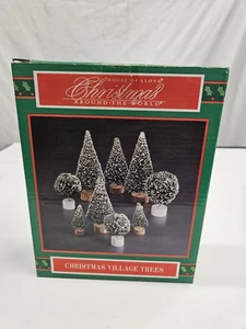 Vintage House of Lloyd Weihnachtsdorf Bäume 9 verschiedene Bäume & Büsche Neu - Bild 1 von 7