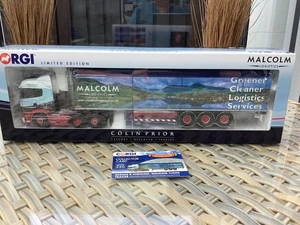 CORGI MODEL 1:50 - MALCOLM SCANIA WALKING FLOOR TRAILER CC13790 - Picture 1 of 3