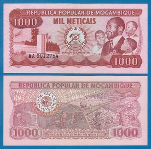 Mozambique 1000 meticais P 128 1980 UNC - Picture 1 of 1
