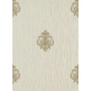 NUEVO FONDO DE PANTALLA ERISMANN DE LUJO DAMASCO MULTI PATRÓN TEXTURIZADO ORO METÁLICO PLATA - Imagen 1 de 1