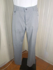 Pantalon droit infroissable soyeux gris PIERRE CARDIN W36 46F 21JH15 - Imagen 1 de 5