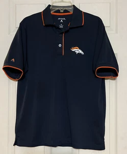 Antigua Denver Broncos Polo Shirt Size Medium - Picture 1 of 3