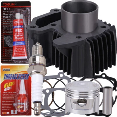 For 1988-2000 2001 Yamaha Badger 80 YFM80 Cylinder Piston Gasket Rings Kit - Image 1 of 4