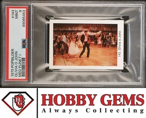 OLIVIA AND JOHN TRAVOLTA PSA 9 1979 Popbilder Med Punkt IV Pop Culture #143 - Picture 1 of 2