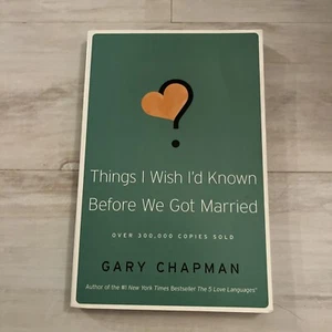 Things I Wish I'd Known Before We Got Married by Chapman, Gary, Good Book - Imagen 1 de 2