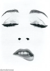 Editorial de belleza fotografiada de los años 50 de Richard Avedon 1957 - Imagen 1 de 2