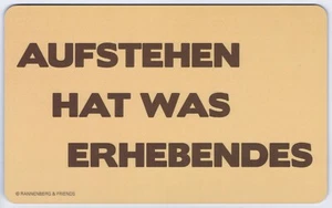 PORTOFREI! Rannenberg & Friends Brettchen Frühstück "Aufstehen hat was ..." NEU! - Bild 1 von 12