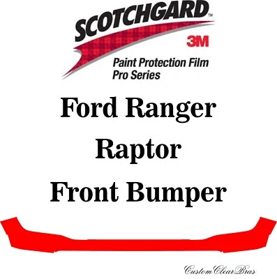 Пленка защитная краска 3M серии Pro прозрачный экран 2024 2025 Ford Ranger Raptor - Изображение 1 из 3